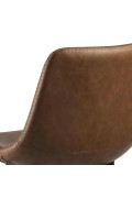 Stołek barowy Oregon PU brandy - ACTONA